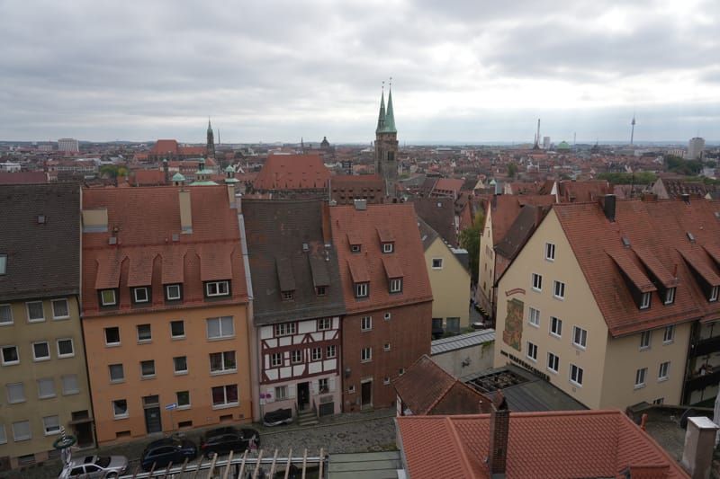 Nuremberg as seen from its castle