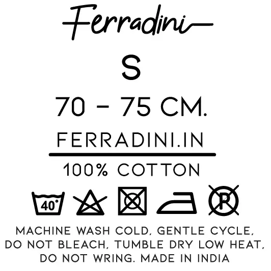 Ferradini Laundry Instructions L3-01