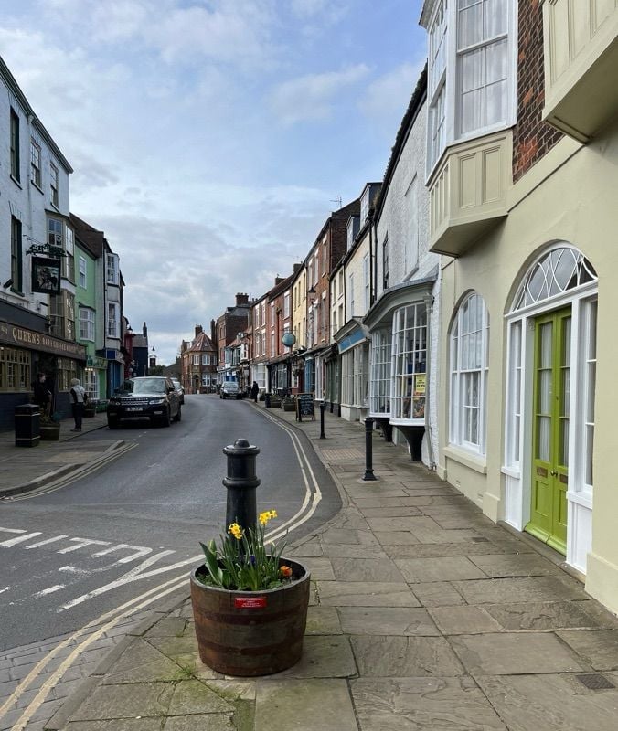 The Georgian streets of Bridlington Old Town