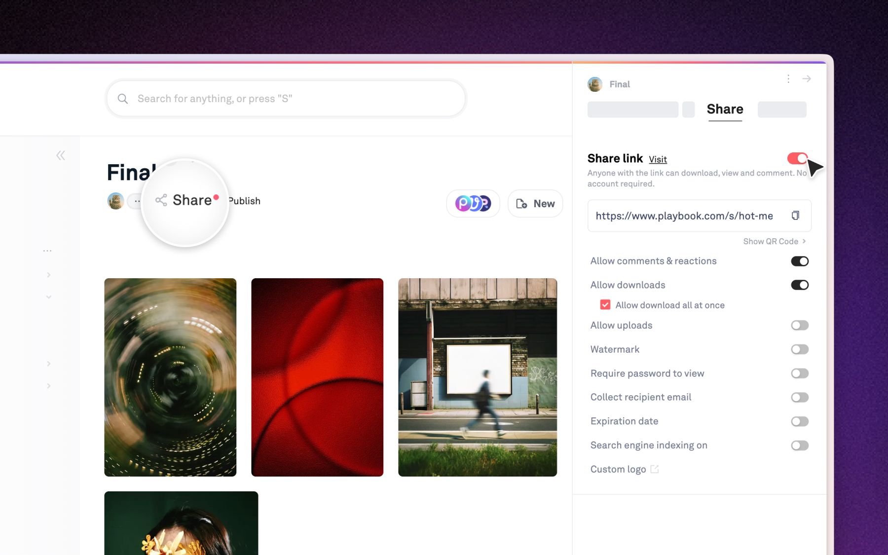 Publish per-market brand portals so regional teams pull only approved assets.