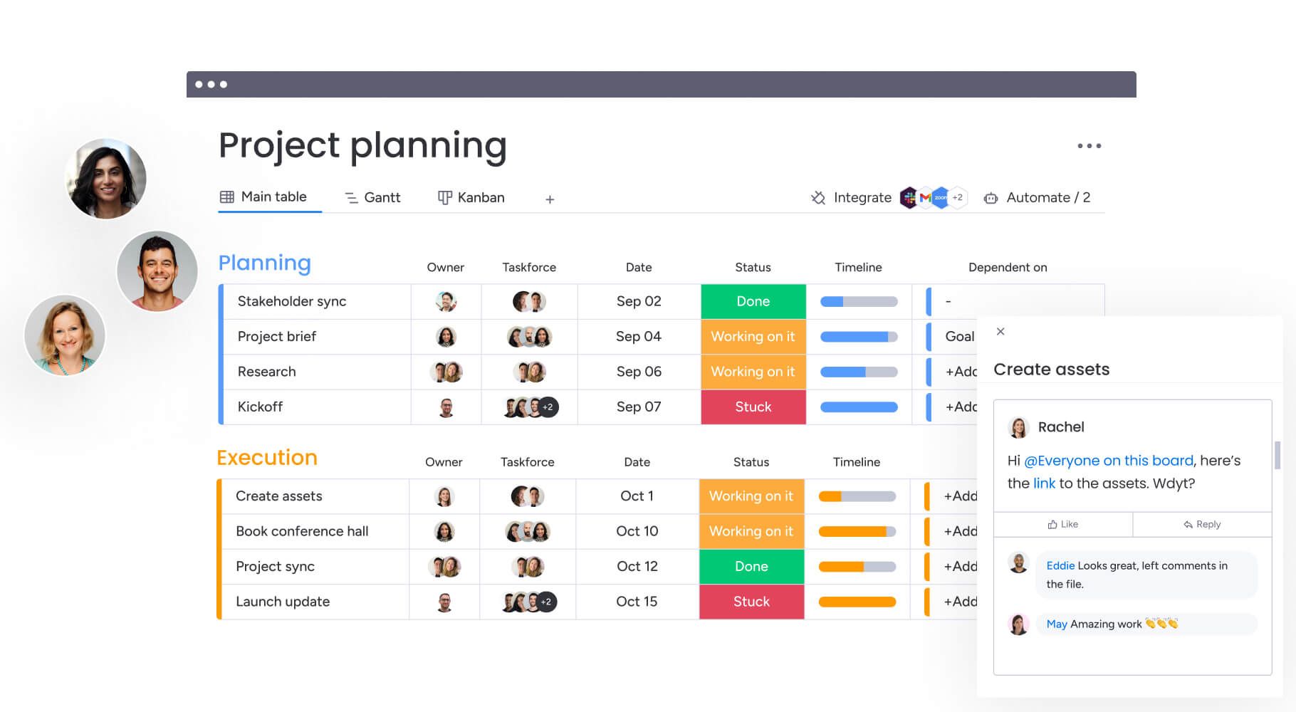 Monday.com product screenshot