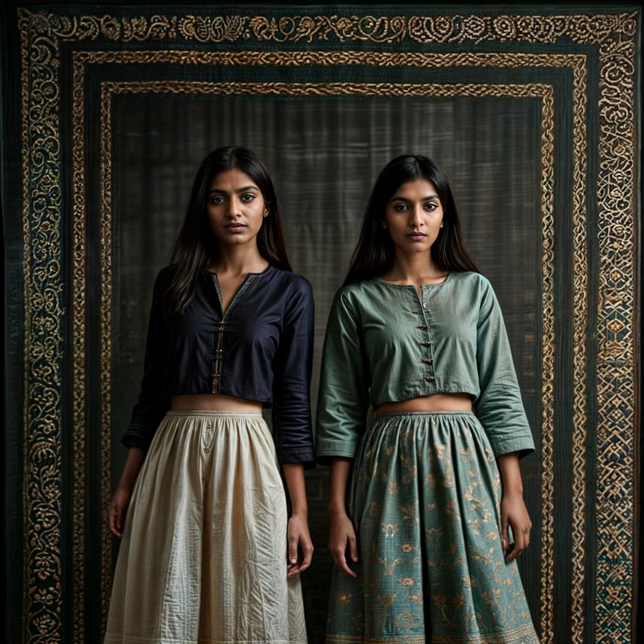 Indian textiles played a crucial role in global trade networks, influencing fashion trends worldwide.