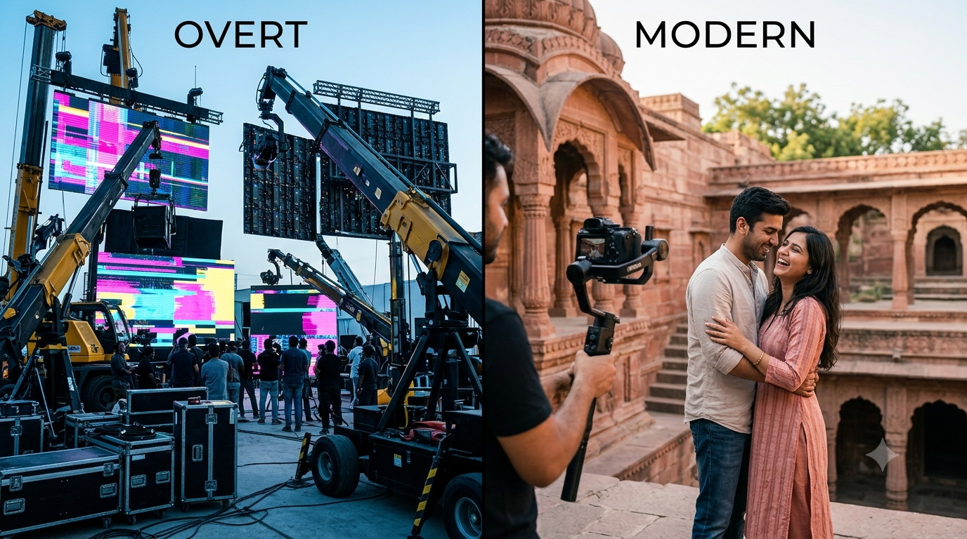 Heavy gear monopoly vs creative modern cinematography setup
