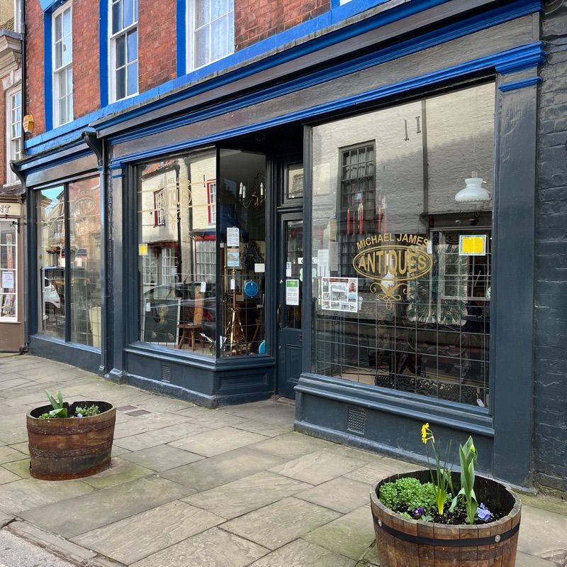 One of several antique shops in Bridlington Old Town