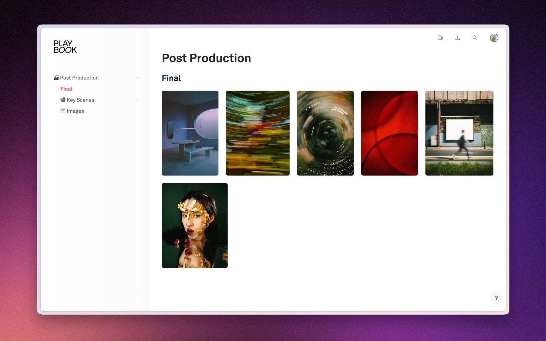 Deliver client work as a branded gallery link instead of a zip file.