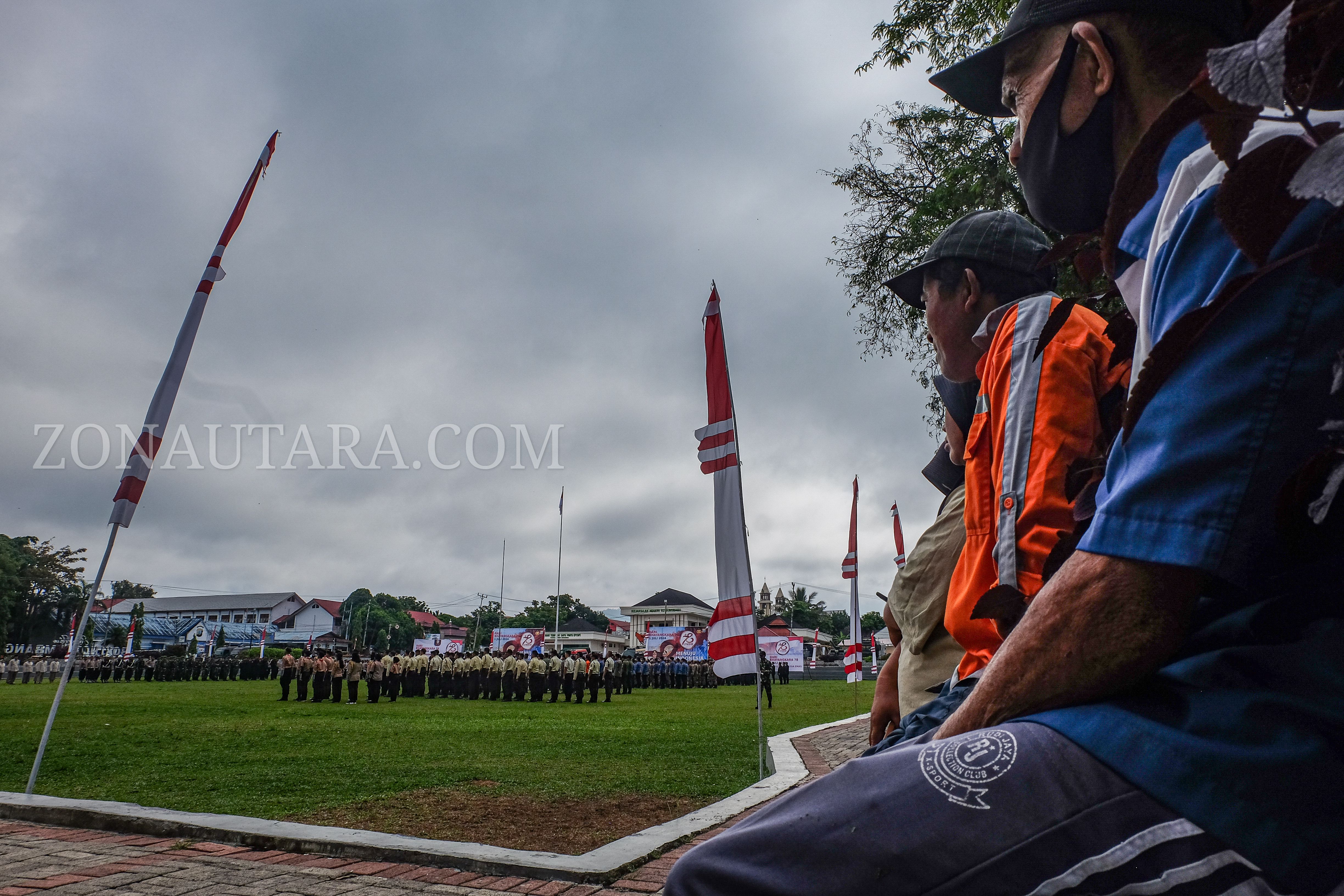 FOTO: Upacara HUT Bhayangkara ke-78 di Kotamobagu