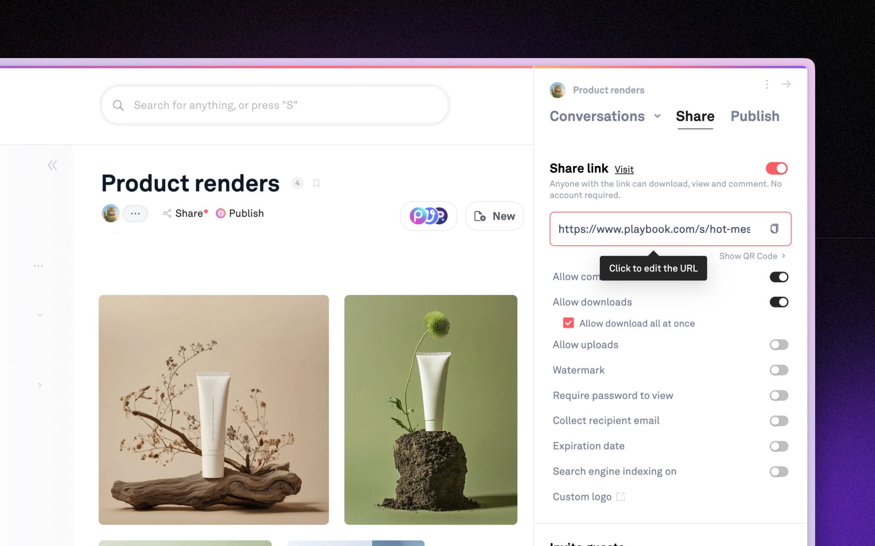 Publish a client delivery portal