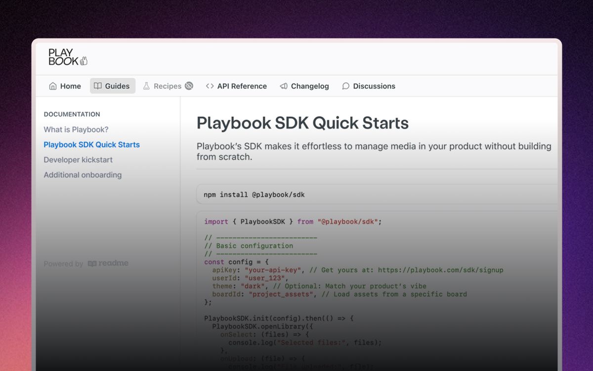 Point Claude at the MCP server, or drive the pipeline from the SDK.