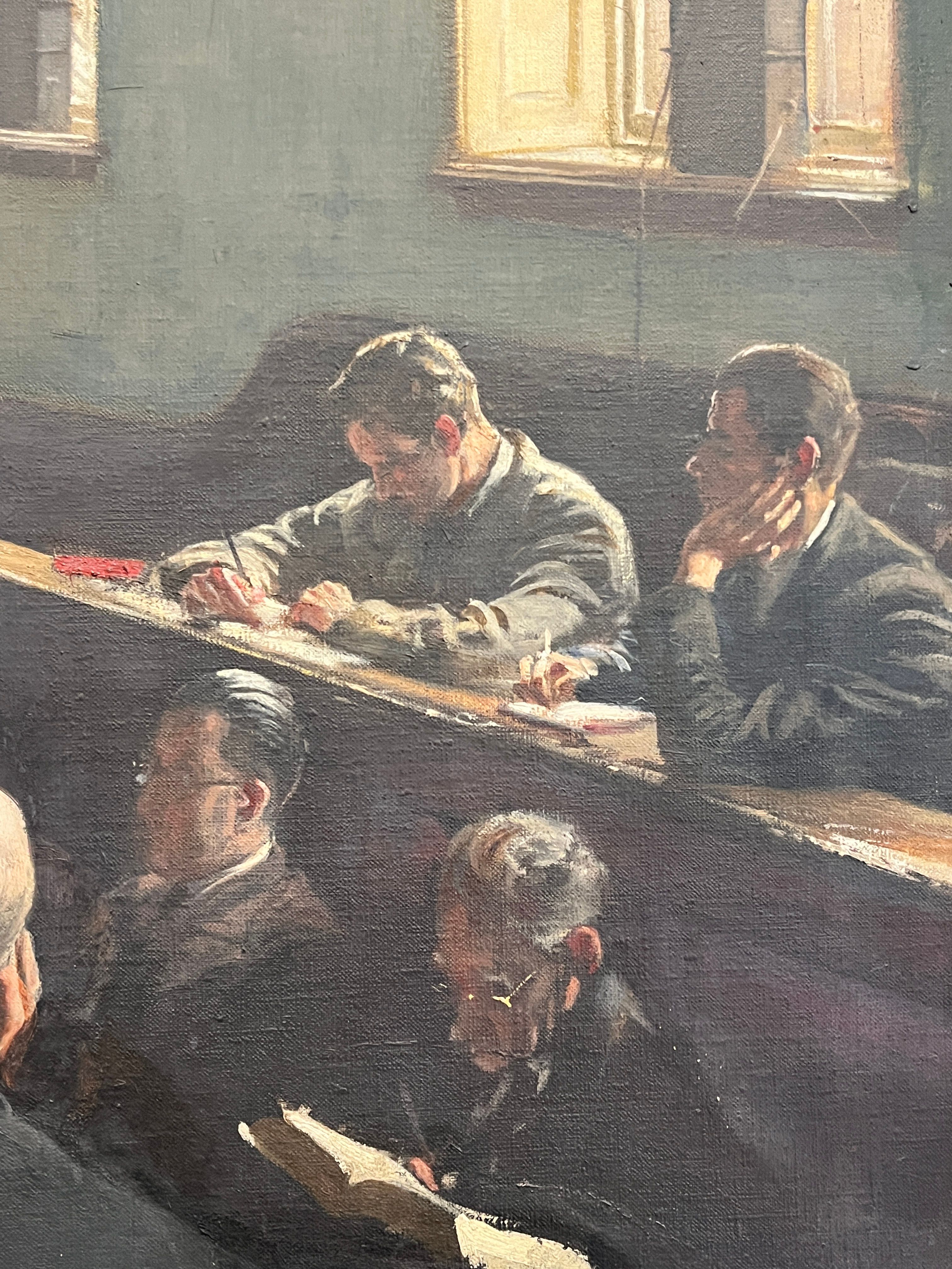 Press gallery in Fred Elwell's 'The Police Court'