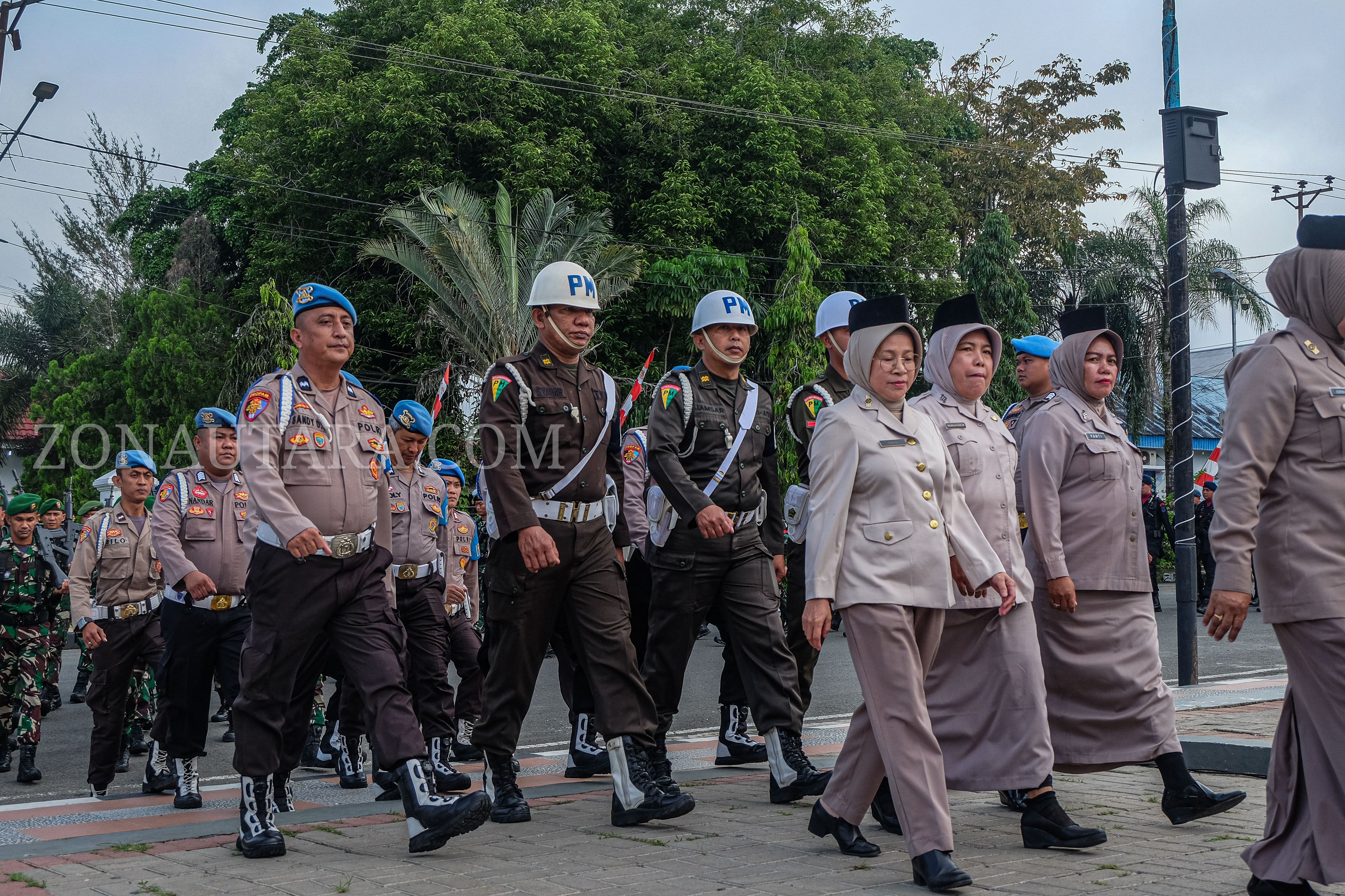 FOTO: Upacara HUT Bhayangkara ke-78 di Kotamobagu