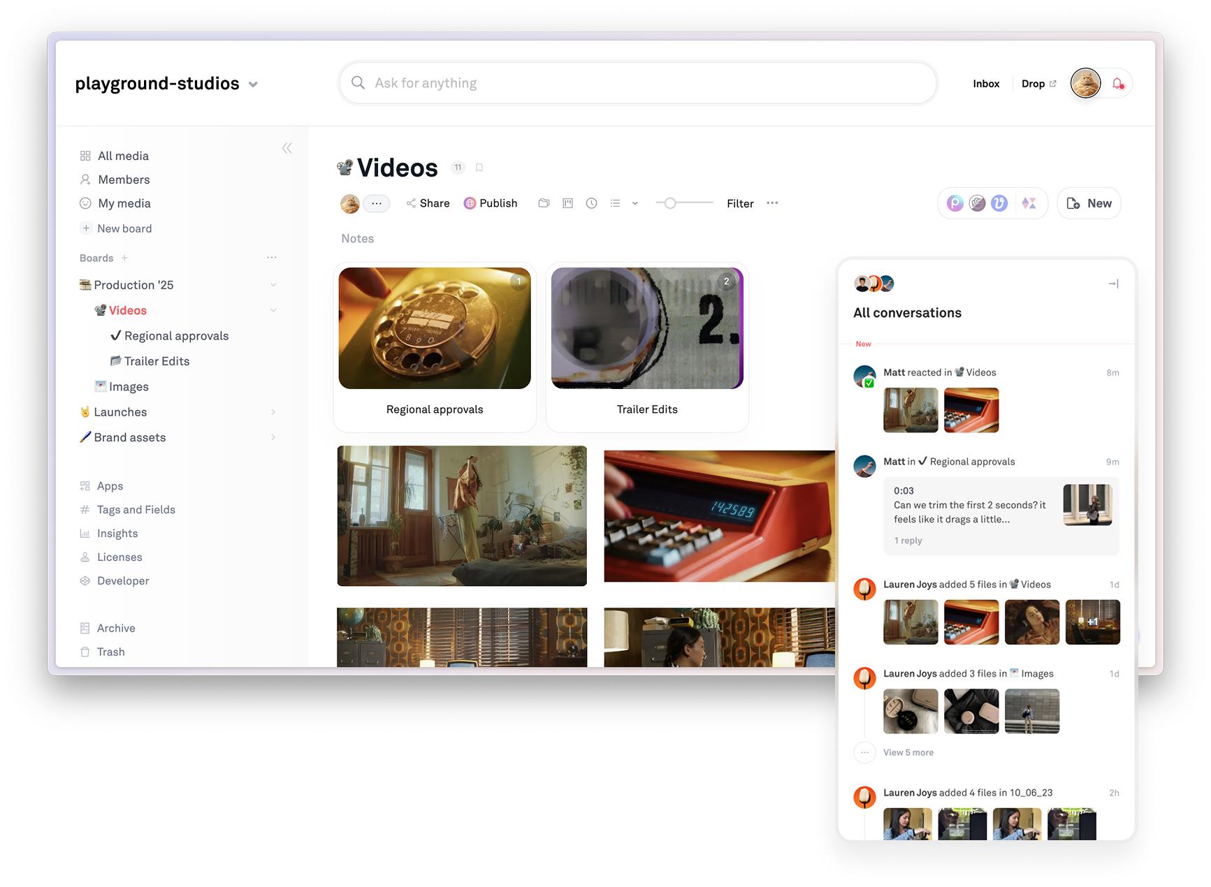 Media & Entertainment workflow