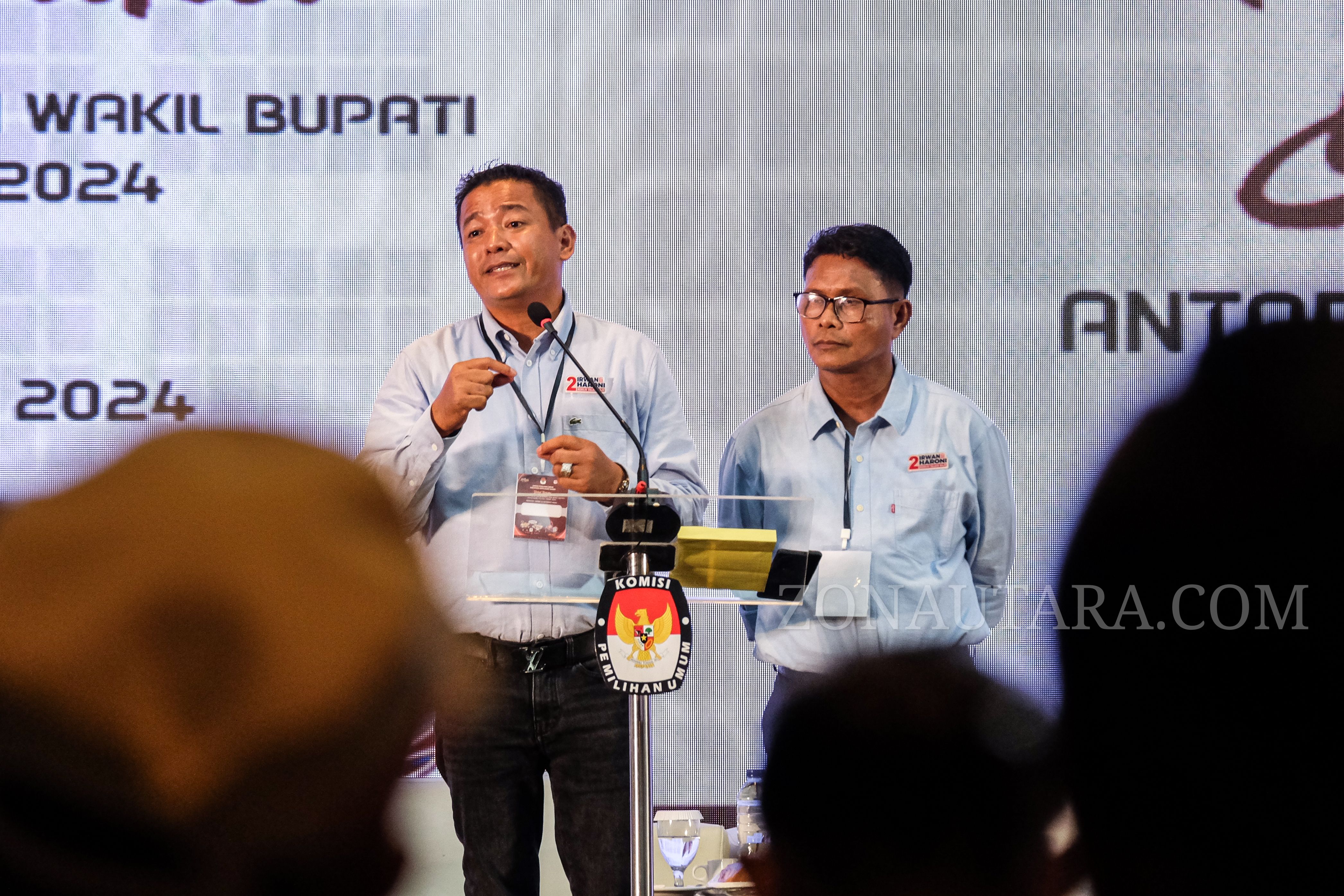 FOTO: Debat publik pertama antar Paslon Bupati dan Wakil Bupati Kepulauan Talaud