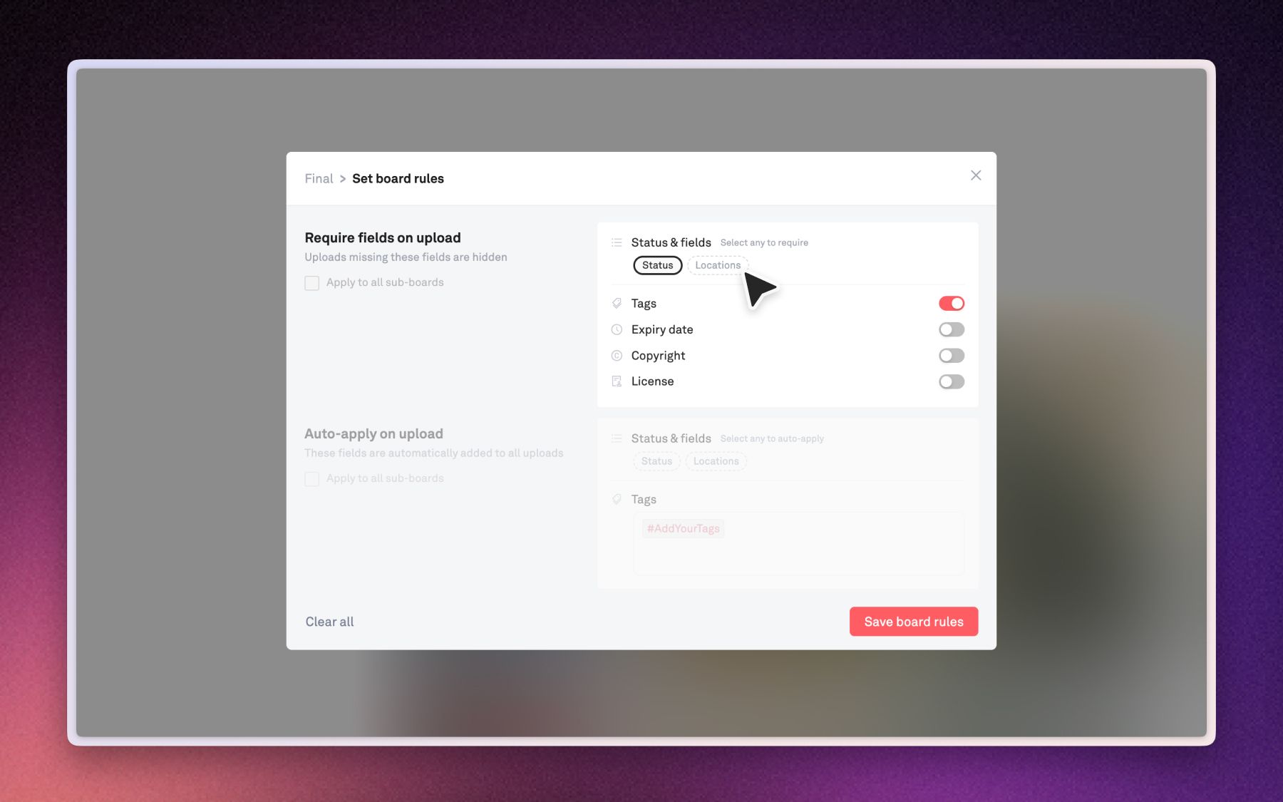 Download settings decide whether the client pulls original-quality files.