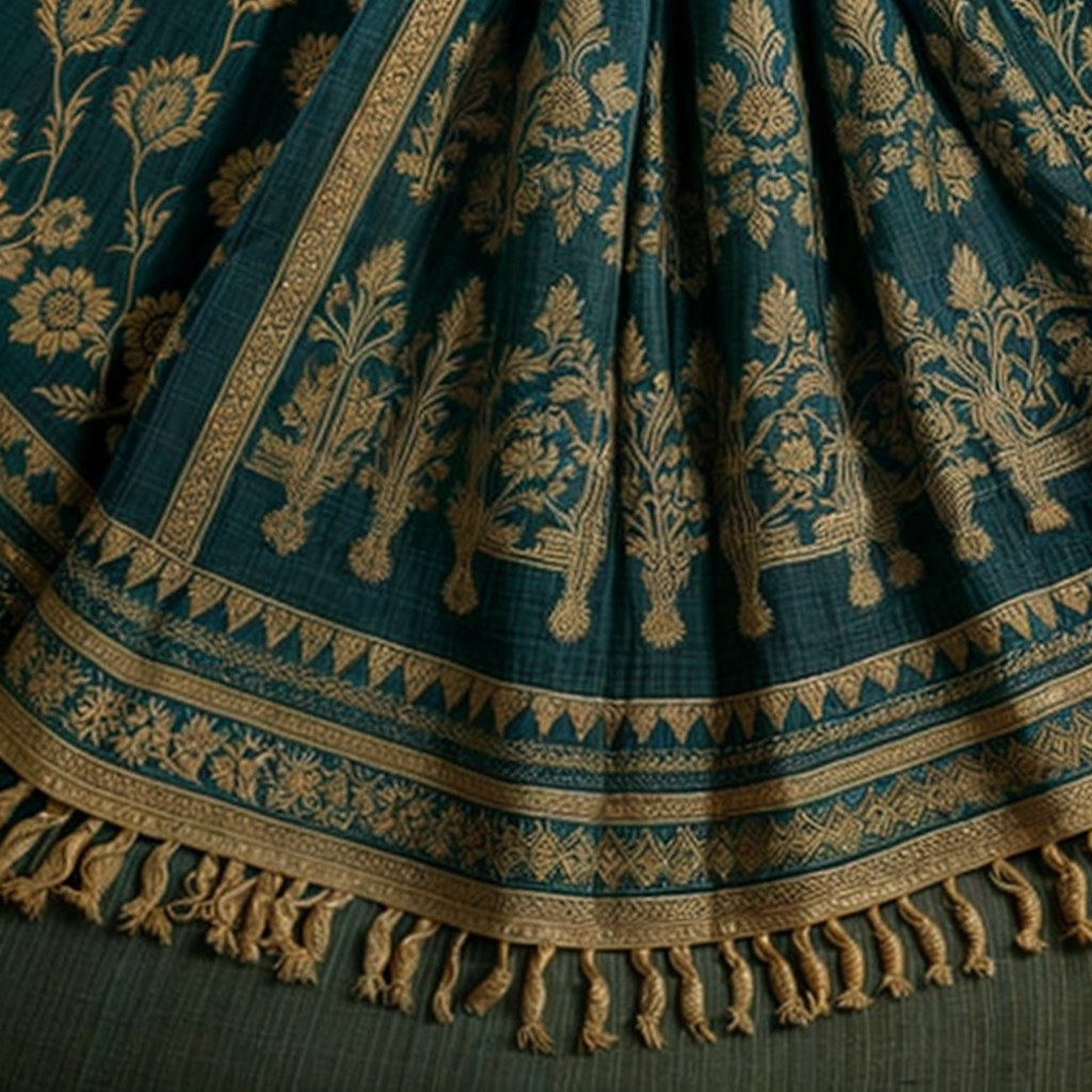 Indian textiles are more than just colorful fabrics – they often have deep cultural and religious symbolism.