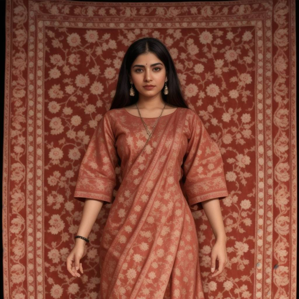 Kalamkari garments and fabrics gained popularity among the nobility and royalty, leading to its widespread usage in clothing, tapestries, and decorative items.