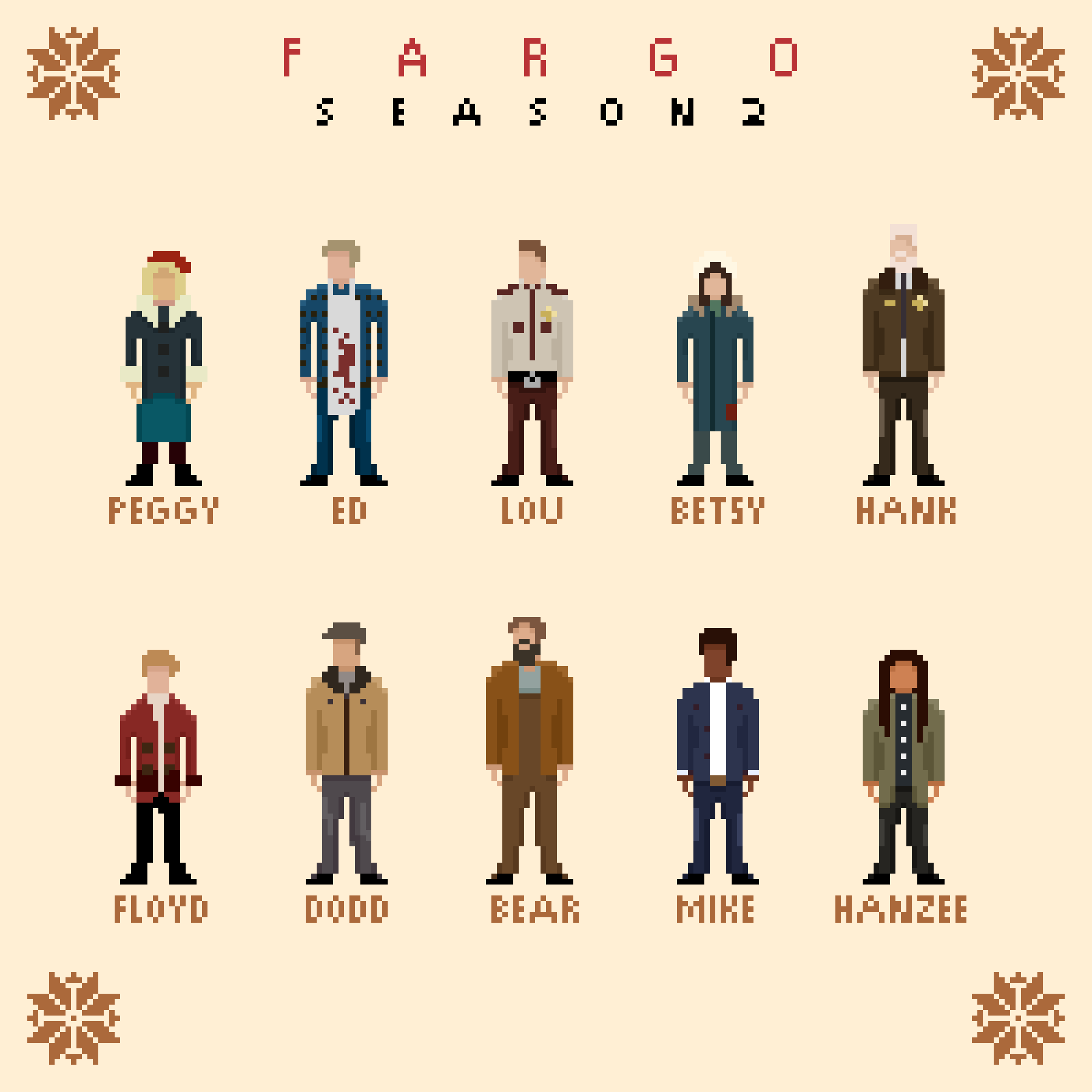 Fargo Season 2 Pixel Art