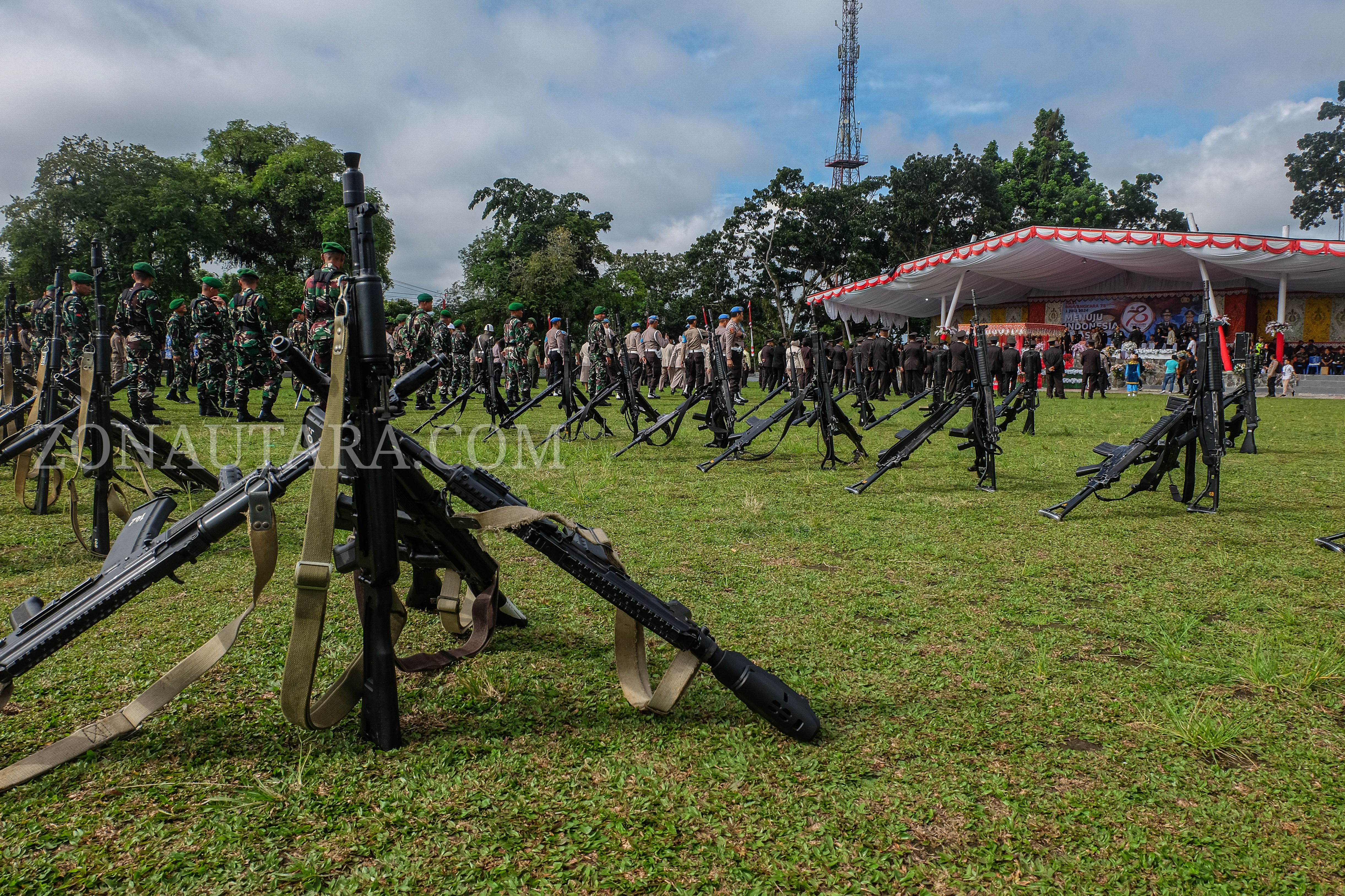 FOTO: Upacara HUT Bhayangkara ke-78 di Kotamobagu