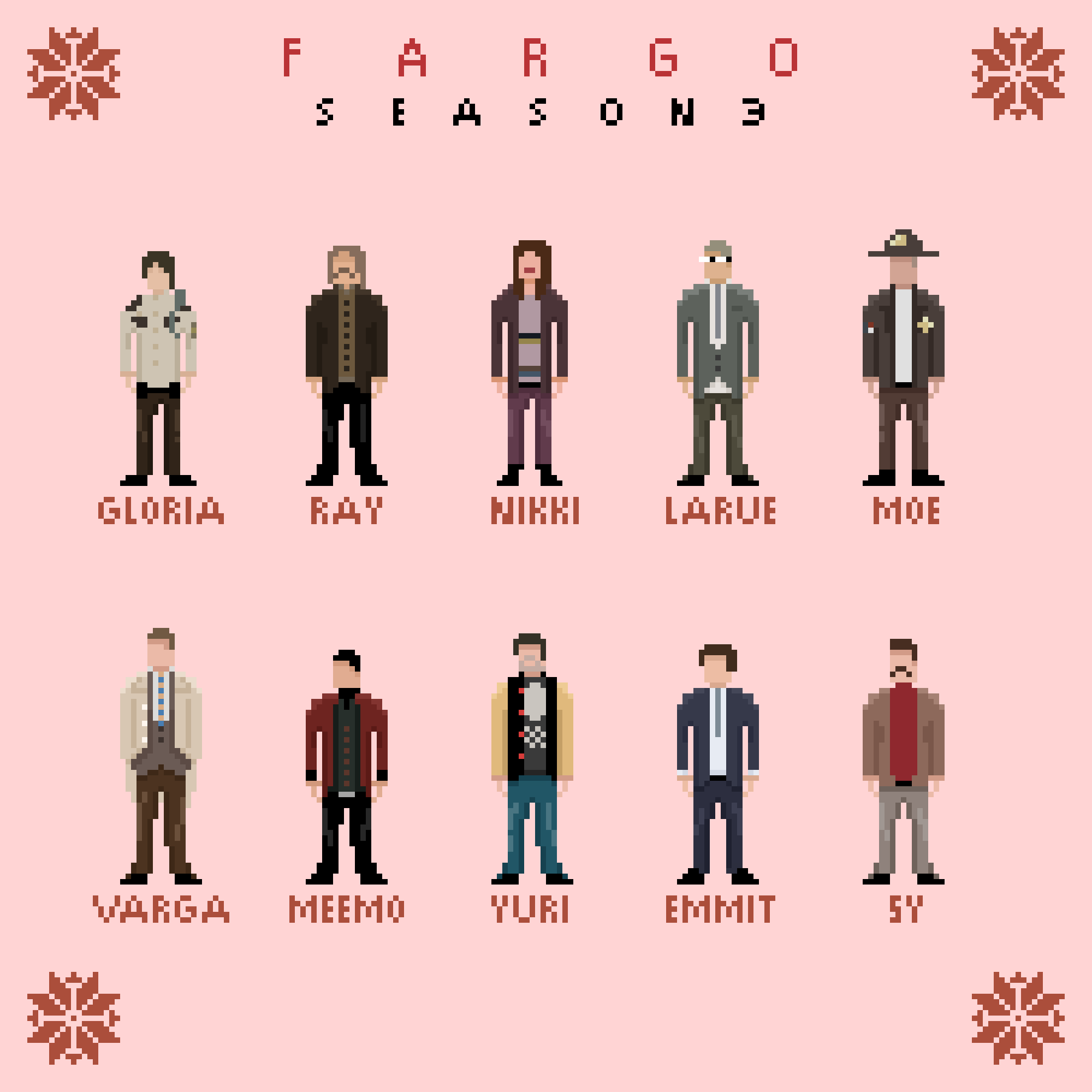 Fargo Season 3 Pixel Art