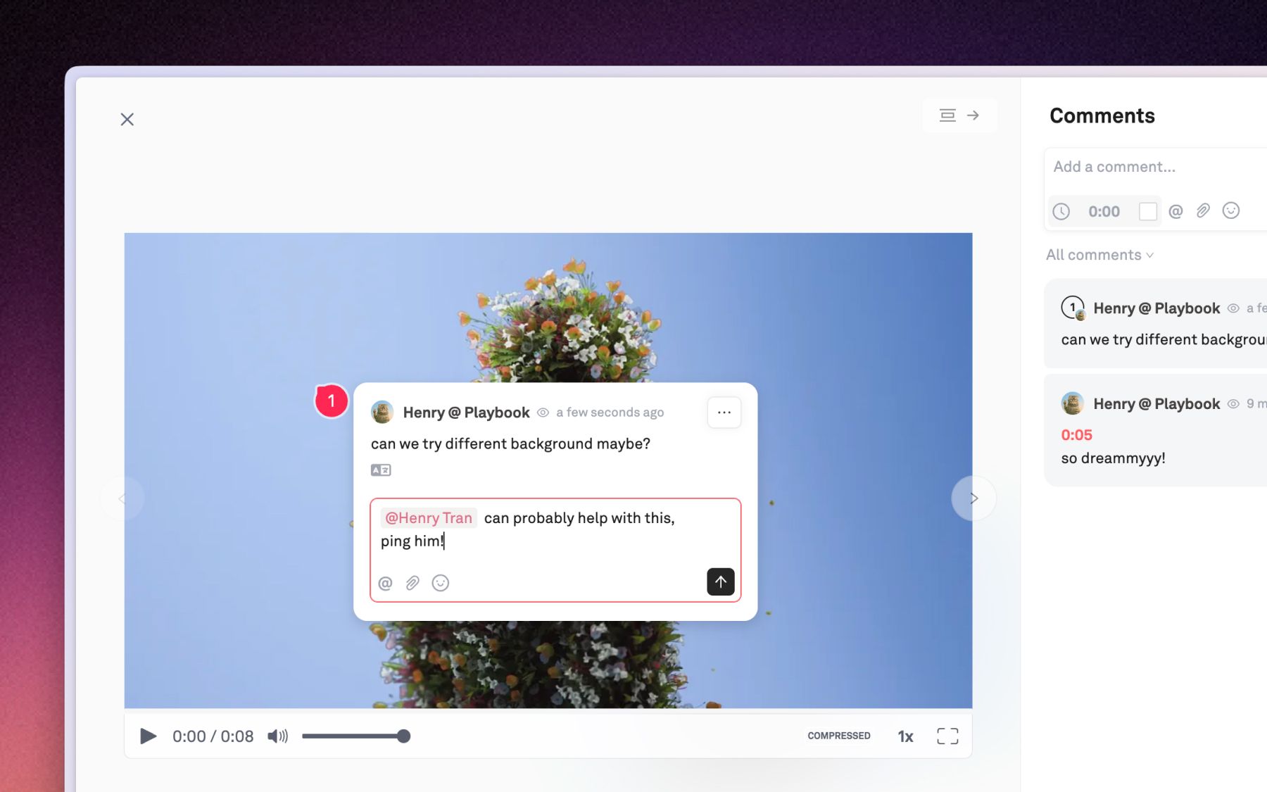 Feedback, approvals, and assets live in one place instead of scattered tools.