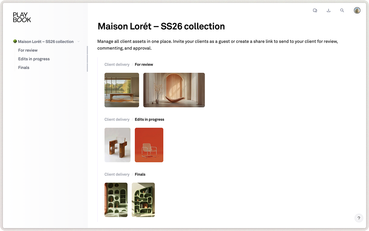 Client Delivery Gallery