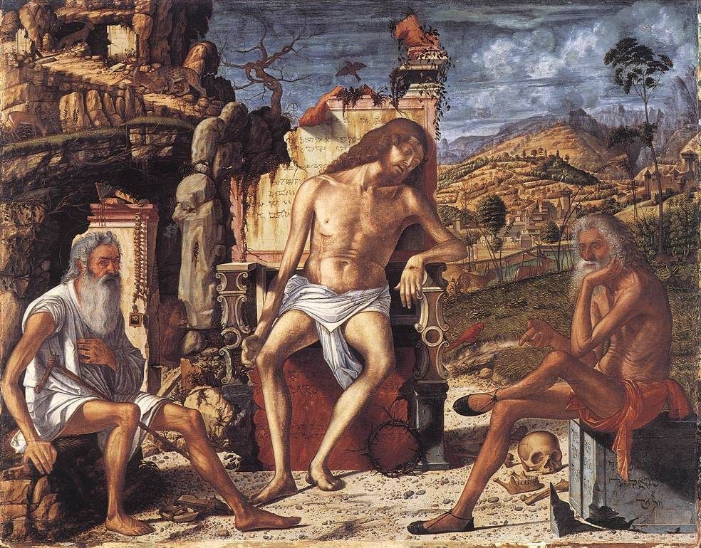 The Meditation on the Passion (1490) by Vittore Carpaccio