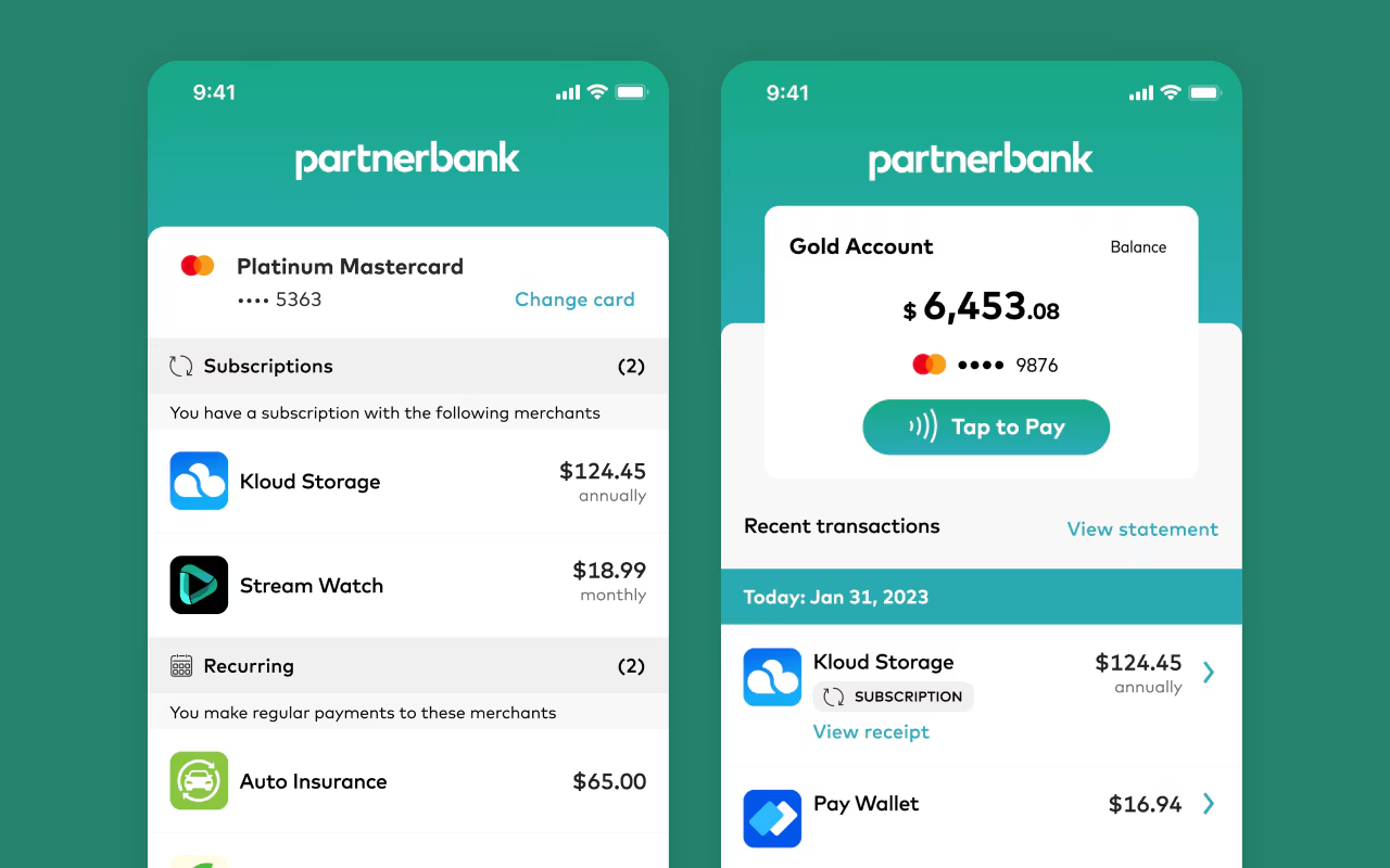 Mastercard Smart Subscriptions preview